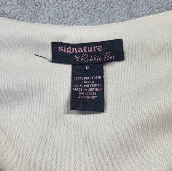 Signature by Robbie Bee Dress Womens 6 Floral Fairy Art To Wear Ethereal - Picture 8 of 16